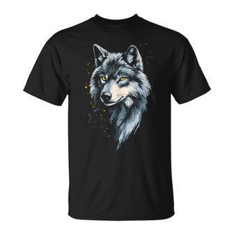 Lobo Anime Gótico Hombre Es Anime Gótico Lobo In Mangas Camiseta unisex - Regaloses