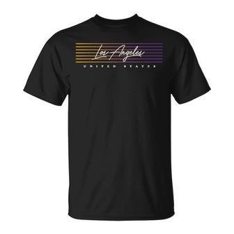 Los Angelesouvenirintage États-Unis T-Shirt - Cadeauxyz
