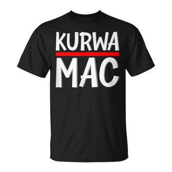 Was Los Kurwa Inscription Polonaise Drapeau Polonais T-Shirt - Cadeauxyz