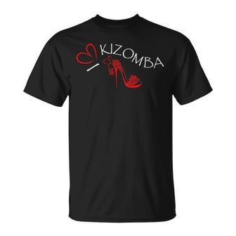 I Love Kizomba De Danse Pour Foncé T-Shirt - Cadeauxyz