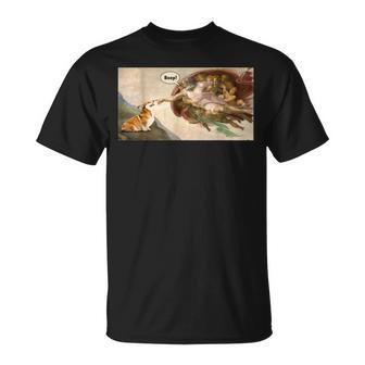 Lustiges Korgi-Hunde-Memeon Boop Thenoot Of Welsh Corgi T-Shirt - Geschenkecke