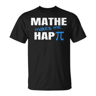 Lustiges Mathelehrer Geschenk Mit Dem Mathe Makes Me Happy T-Shirt - Geschenkecke