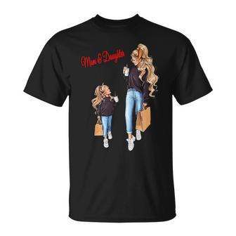 Madre E Hija In Mangas Camiseta unisex - Regaloses
