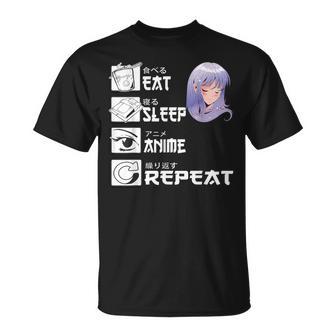 Mangerommeil Anime Répéter Fille Japonais Kawaii Anime T-Shirt - Cadeauxyz
