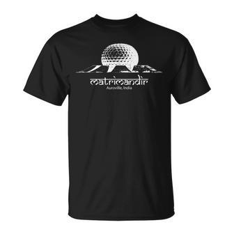 Matrimandir D'auroville Inde Edificepirituel T-Shirt - Cadeauxyz