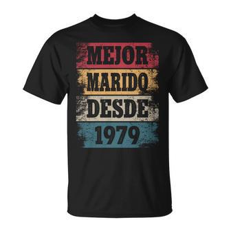 Mejor Marido Desde 1979 44 Aniversario 44 Años Casasados Manga Larga Camiseta unisex - Regaloses