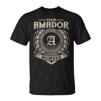 Miembroitalicio Del Equipo Amador Familia Amadorintage Camiseta unisex - Regaloses