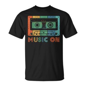 Mixtape Cassettes Musiqueur Cassette Années 90 80 T-Shirt - Cadeauxyz