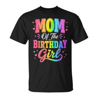Mom Of The Birthday Girl Matching Family Party T-Shirt | Seseable UK