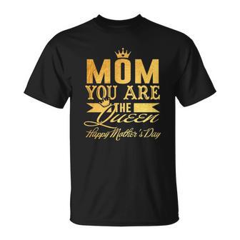 Mom The Queen Christmas Ideas For Mom T-Shirt | Seseable UK