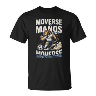 Moverse Maños León Zaragoza Fútbol Fan Blanquiazul In Mangas Camiseta unisex - Regaloses