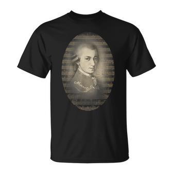 Mozart Mozart Ritratto Per Amante Della Musica Classica Regalo Maglietta - Novitaregali