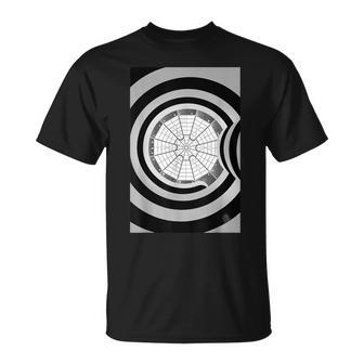 Museo Guggenheim Diseño En Blanco Y Negro Para Amantes De La Arquitectura Camiseta unisex - Regaloses