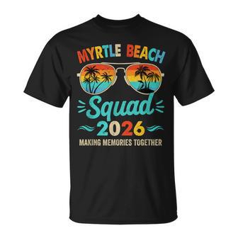 Myrtle Beach 2026 Vacation Friends Family Matching Group T-Shirt | Seseable UK