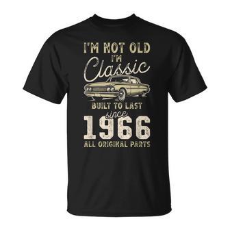 Nacido En 1966 60 Cumpleaños Coche Clásico Camiseta unisex - Regaloses