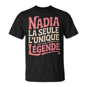 Nadia Humour Idée Cadeau Humoristique Drôle T-Shirt - Cadeauxyz