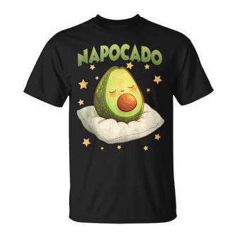 Napocado Aguacate Tardío Mañana Gruñóniesta En Pijama In Mangas Camiseta unisex - Regaloses