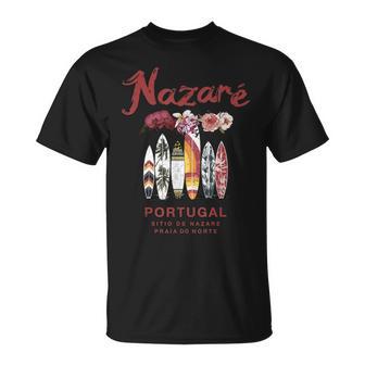 Nazaré Portugal Praia Do Norte T-Shirt - Cadeauxyz