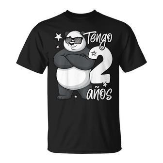 Niños 2º Cumpleaños Niño Chico 2 Años Niños Oso Panda Tengo 2 Años Camiseta unisex - Regaloses