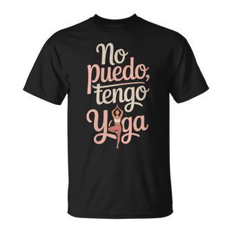 No Puedo Tengo Yoga Humor Humorístico Divertido Cuello Camiseta unisex - Regaloses
