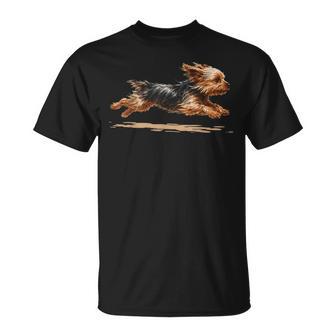 No Rest For The Yorkie Running Yorkshire Terrier Dog Lovers T-Shirt | Seseable UK