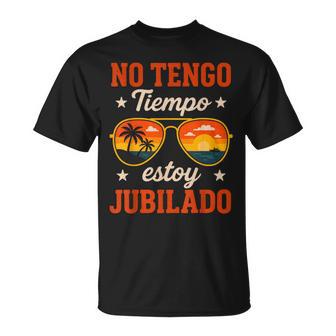 No Tiempo Jubilado Gafas Playa Regaloacaciones Humor Camiseta unisex - Regaloses