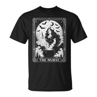 Nurse Tarot Card Nursing Witch Vibe Rn Lpn Np Nurse T-Shirt | Seseable UK