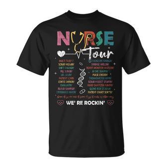 Nurse Tour We're Rockin' Cool Nurse Club Nursing Students T-Shirt - Thegiftio UK