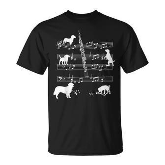 Oboe Jugador Perro Para Perros Oboist Y Oboe Camiseta unisex - Regaloses