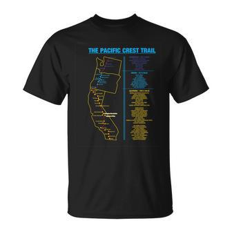 Pacific Crest Trail Thru ハイキングシャツギフト。男性にも女性にも。 Tシャツ - Kawaiitshirt