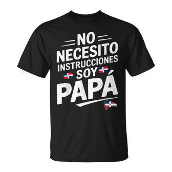 Hispanic Father Day Outfit Idea In Spanish & Dominican Dad T-Shirt | Seseable UK