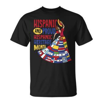 Hispanic Heritage Month Latin Countries Latino Roots T-Shirt - Thegiftio UK