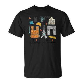 Paris Je T'aime Paris Lover Traveling France Bébé Enfant T-Shirt - Cadeauxyz