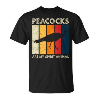 Pavos Realeson Mis Animales Espirituales Pavo Real Pájaro Camiseta unisex - Regaloses