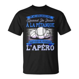 Petanque Cadeau Humour Boccia Homme Pétanque T-Shirt - Cadeauxyz