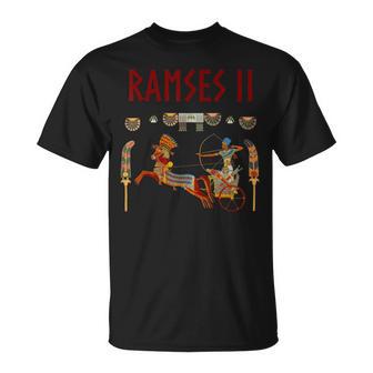 Pharaon Ramsès Ii Chariot Egypte Ancienne T-Shirt - Cadeauxyz