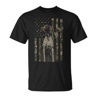 Pheasant Hunting Dog Distressed On Back T-Shirt - Monsterry UK
