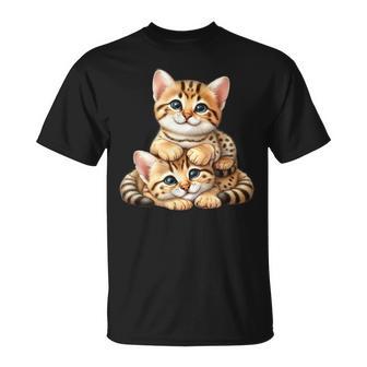 Pila De Animales Gatos Increíbles Camiseta unisex - Regaloses