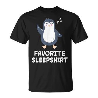 Pingüino Pingüinosiesta Dormir Dormir Pijama Pijama Camisón Camiseta unisex - Regaloses