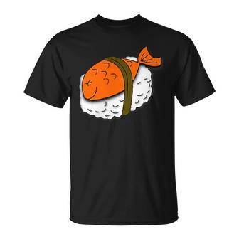 Poisson Japonais Mignon Pourushisur La Poitrine Gauche T-Shirt - Cadeauxyz