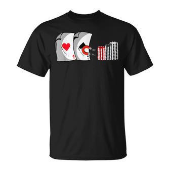 Poker Jeu De Cartes Casino Poker T-Shirt - Cadeauxyz
