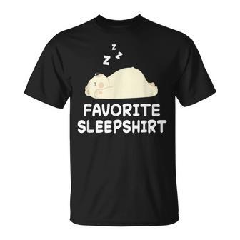 Polar Ice Bear Bears Nickerchenchlafenchlaf Pyjama Nachthemd T-Shirt - Geschenkecke