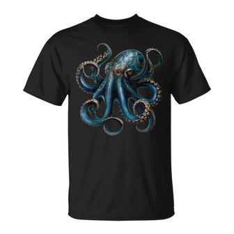 Poulpe Octopus Pieuvre Mer Amour Doux Poulpe T-Shirt - Cadeauxyz