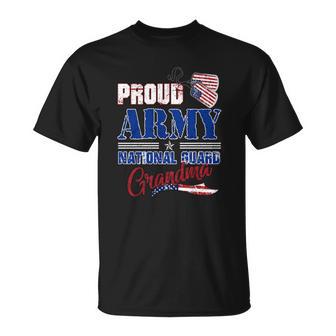 Proud Army National Guard Grandma Christmas Ideas For Mom T-Shirt | Seseable UK