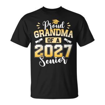 Proud Grandma Of A 2027 Senior Graduate T-Shirt | Seseable UK