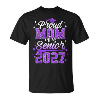 Proud Mom Of A Senior 2027 Class Of 2027 Graduate T-Shirt | Seseable UK