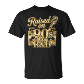 Raised On 90S R&B Cassette Rétro Rétro Oldchool Rnb T-Shirt - Cadeauxyz