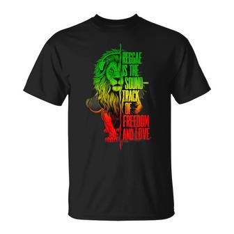 Rasta Reggae Music Giamaica Rastafari Roots Leone Giamaicano Maglietta - Novitaregali
