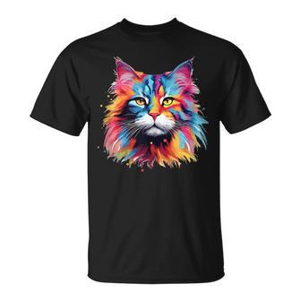 Regalo De Gato Maine Coon Para Amantes De Los Gatos In Mangas Camiseta unisex - Regaloses