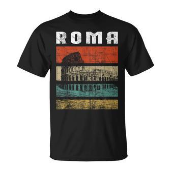 Roma Italia Coliseo Italiano Recuerdo Regalo Italy Camiseta unisex - Regaloses